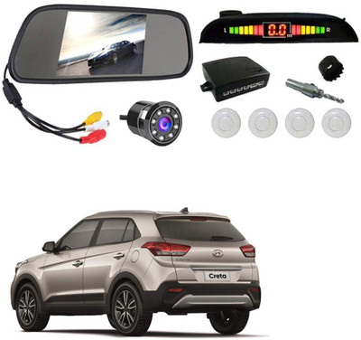 AYW 4.3 Digital Tft Lcd Screen Rearview Mirror Monitor For Reverse Camera White LCD(11 cm)