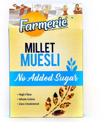 

Farmerie Millet Muesli no added sugar 400gm pack of 1(400 g, Box)