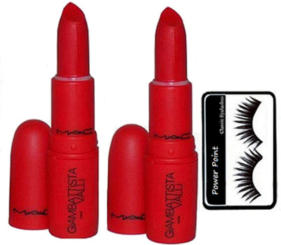 

Power point Eyelashas. Lipstick(Set of 3)