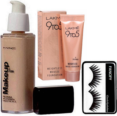 

Fancify Eyelashes , Foundation with mousse foundation(Set of 3)