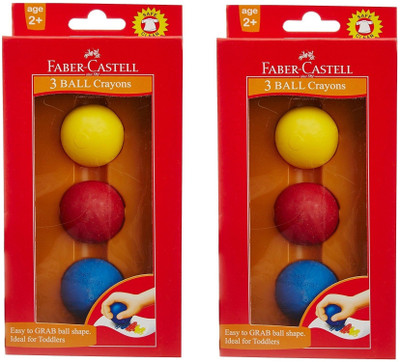 

Faber-Castell 3 Bol Kindergarten Girp Crayous