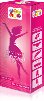 

Bey Bee : Sanitary Disposal Bags (Single Pack - 50 Bags) For Female Diaper Bag(Pink)