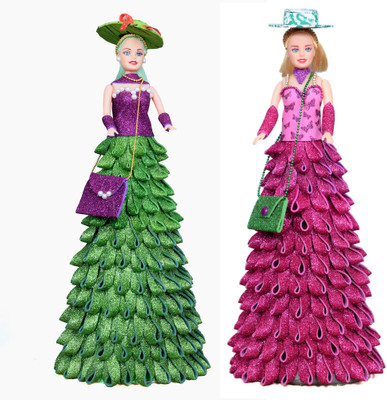

The Princess Casual Outfit For 30-35 cm Doll(Green, Pink)