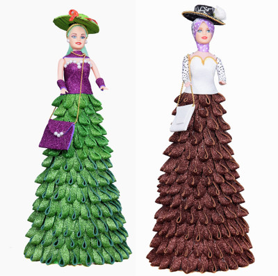 

The Princess Party Outfit For 30-35 cm Doll(Green, Brown)