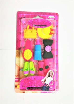 

MS Enterprises Barbie make up erasers Non-Toxic Eraser(Multicolor)