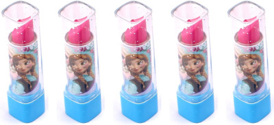 

AutoVHPR LipStick Shaped Eraser Pack of 5 Erasers Non-Toxic Eraser(Multicolor)