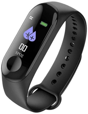 

Lizzie Color Screen Blood Pressure/Heart Rate Monitor Smart Bracelet Watch Pedometer Fitness Band(Black, Pack of 1)