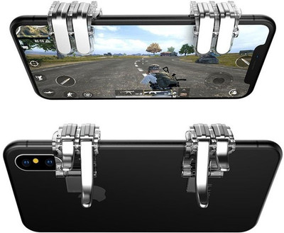 

BUY SURETY BEST QUALITY metal PUBG Sensitive Shoot/Aim Buttons R1 L1 Trigger Mobile Game Controller for Andriod & iOS Gaming Accessory Kit with Protective case Gaming Accessory Kit(Multicolor, For Android, iOS)