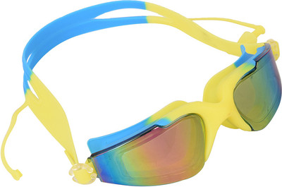 

Arrowmax ELECTROPLATING MIRROR WITH ATTACHED EARPLUGS ( ASG-9200 / BLUE ) BY ONESHOTRETAIL Swimming Goggles(Black)