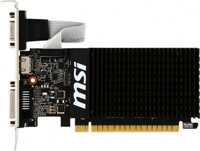 MSI NVIDIA GT 710 2 GB GDDR3 Graphics Card(Black)