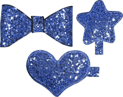 

PELO Glitter Hair Bows Clips For Girls, Kids Beauty Accessories, Different Shape Hair Clips For Girls (Multicolor) Hair Clip, Hair Pin(Multicolor)