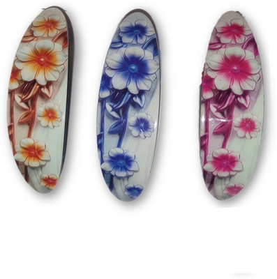 

Nice Claw Hair Clip Clutcher - (Multicolor) for Girls & Women, Set of 3 Hair Claw(Multicolor)