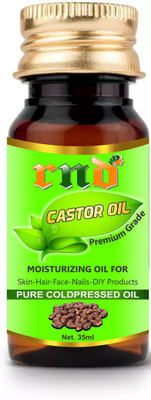 

RND Castor Oil For Hair Growth 100% Natural Used For Skin, Nails & Hair Oil (35 ml) Hair Oil(35 ml)
