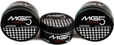

Gjshop mg5 JAPAN HAIR WAX 3 PCS COMBO FOR STYLISH HAIR Hair Wax (100 gm/peice) Hair Wax(300 ml)
