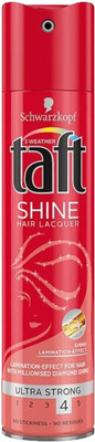 

Schwarzkopf Taft All Weather Shine Hair Lacquer Mega Strong Spray Hair Gel(250 ml)