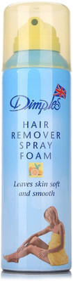 

Dimples Hair Remover Spray Foam- Lemon Hair Wax(200 ml)
