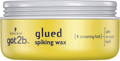 

Schwarzkopf Got2b Glued Spiking Wax For Screaming Hold Hair Wax(75 ml)