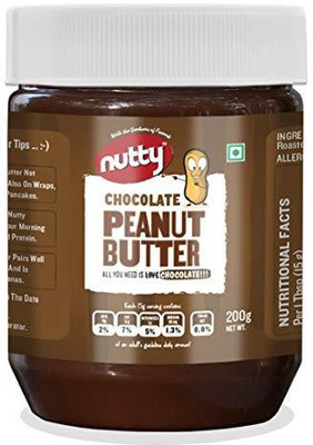 Nutty Chocolaty Peanut Butter 200gm, 200 g