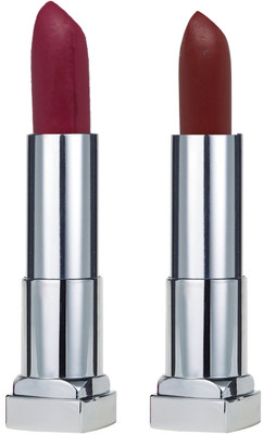 

KRAYONS SHEER MATTE LIPSTICK HOT AND BOLD SOFT CREAMY MATTE LIPSTICK (SET OF 2)(SHOCKING PINK, SIGNAL RED)