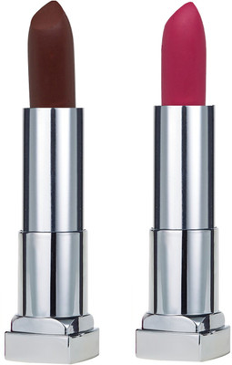 

KRAYONS SHEER MATTE LIPSTICK HOT AND BOLD SOFT CREAMY MATTE LIPSTICK (SET OF 2)(BRICK TONE, ANGEL PINK)