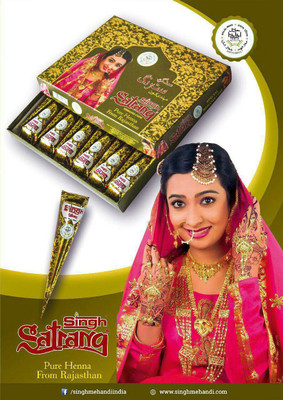 

SINGH Halal Cone Natural Mehendi(Pack of 12)
