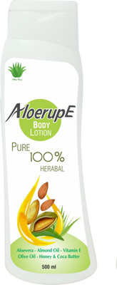 

Aloerup E Lotion Enriched With Aloevera Almond Oil And Coca Butter(1000 ml)