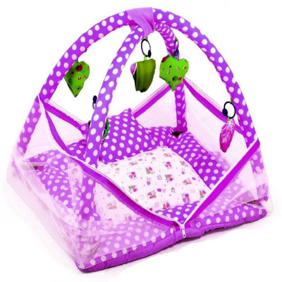 

Chote Janab Cotton Infants Bedding Set Mosquito Net(Purple)