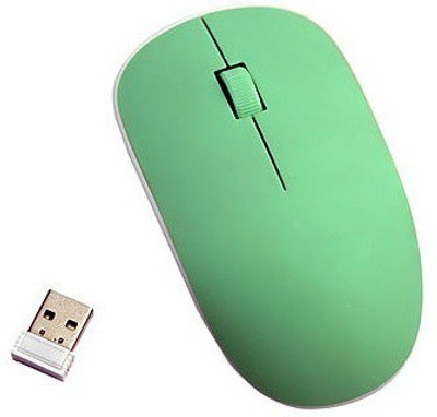 

Oxza Real Power 2.4Ghz Ultra Slim Wireless Optical Gaming Mouse(2.4GHz Wireless, Light Green)