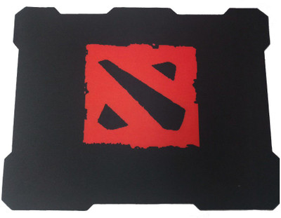 Oxza New Stylish Gaming Mousepad(Black, Red)