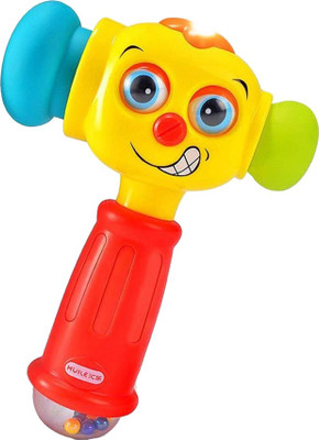 

Smartcraft Hammer Toy with Light & Sound, Baby Toys Light& Musical Baby Hammer Toy , Funny Changeable Eyes Baby Hammer Toddler Toys(Multicolor)