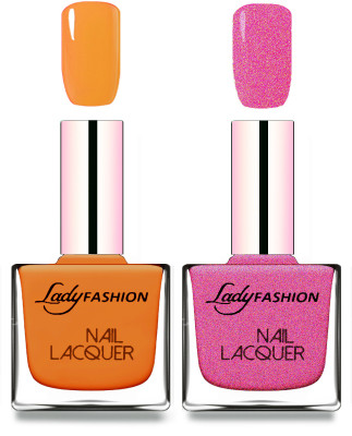 

Lady Fashion Cube Shaped Made In India Nail Polish Nude, Abricoat Rose(Pack of 2)