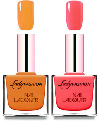 

Lady Fashion Cube Shaped Made In India Nail Polish Nude, Baby Pink(Pack of 2)