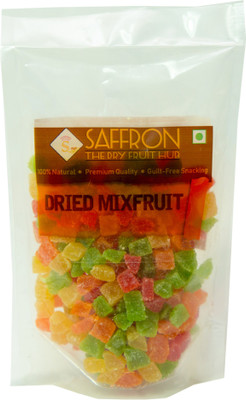 

Saffron Premium Dehydrated Mixfruit Assorted Fruit(1 kg, Pouch)