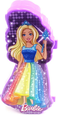 

SKI Easy carry Barbie Art Plastic Pencil Box(Set of 1, Purple)