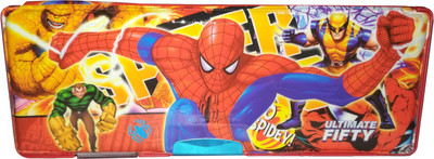 

IndusBay Spider Man Avengers Spider Man Art Plastic Pencil Box(Set of 1, Red)