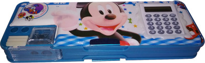 

HALO NATION Mickey Mouse Printed Art Plastic Pencil Box(Set of 1, Multicolor)