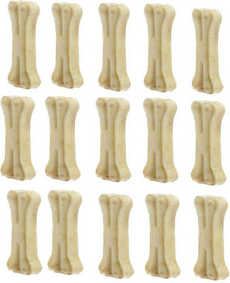 

PET HUB 3 INCH RAW HIDE BONE SUITABLE FOR SMALL SIZE PET Beef Dog Chew(0.99 kg, Pack of 1)