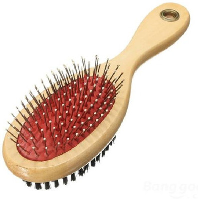 

Furious3D High Quality Double Sided Wooden (MEDIUM) Wire-pin Brushes for Dog & Cat