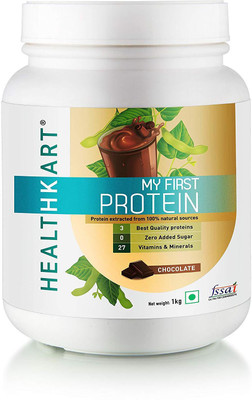 

Healthkart My First Protein, Beginners Protein With Whey & Casein Whey Protein Whey Protein(1 kg, Chocolate)