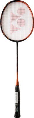 

Yonex Astrox 69 Badminton Racquet, Black/Orange Multicolor Strung Badminton Racquet(G4 -3.25 Inches, 350 g)