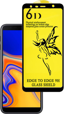 Dgeot Tempered Glass Guard for Samsung Galaxy J4 Plus (Black, 32 GB) (2 GB RAM)(Pack of 1)