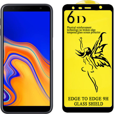 Dgeot Tempered Glass Guard for Samsung Galaxy J4 Plus (Gold, 32 GB) (2 GB RAM)(Pack of 1)