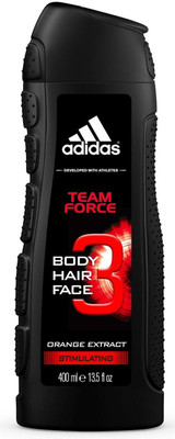 

ADIDAS Body, Hair & Face Shower Gel, Orange Extract - 400ml (13.5oz) Face Wash(400 ml)