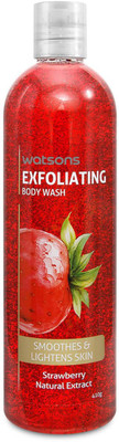 Watsons Exfoliating Bodywash, Strawberry - 410g(410 g)