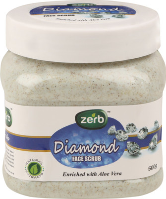 

Zerb Natural Extracts Diamond Face Scrub Enriched With Aloe Vera Scrub(500 g)