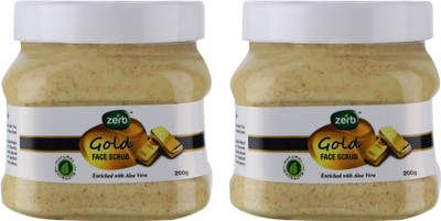 

Zerb Gold Face Scrub With Natural Extracts Remove Dirt/Oil/ Tan And Exfoliates Skin Scrub(200 g)