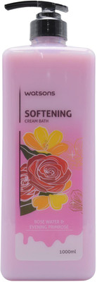 

Watsons Softening Cream Bath- Rose Water - Evening Primrose(1000 ml)