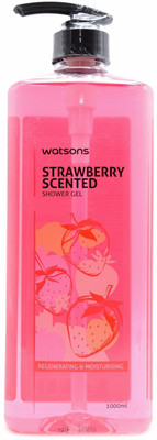

Watsons Strawberry Scented Shower Gel- Regenerating & Moisturising Scrub(1000 ml)