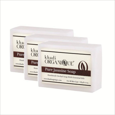 

khadi organique Jasmine Soap (375 g, Pack of 3)(375 g, Pack of 3)