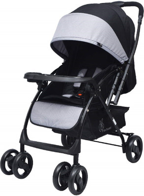 

R for Rabbit Cuppy Cake Grand Baby Stroller Pram -Smart Elegant Baby Stroller and Pram for Babies (Black Grey) Stroller(Multi, Grey)